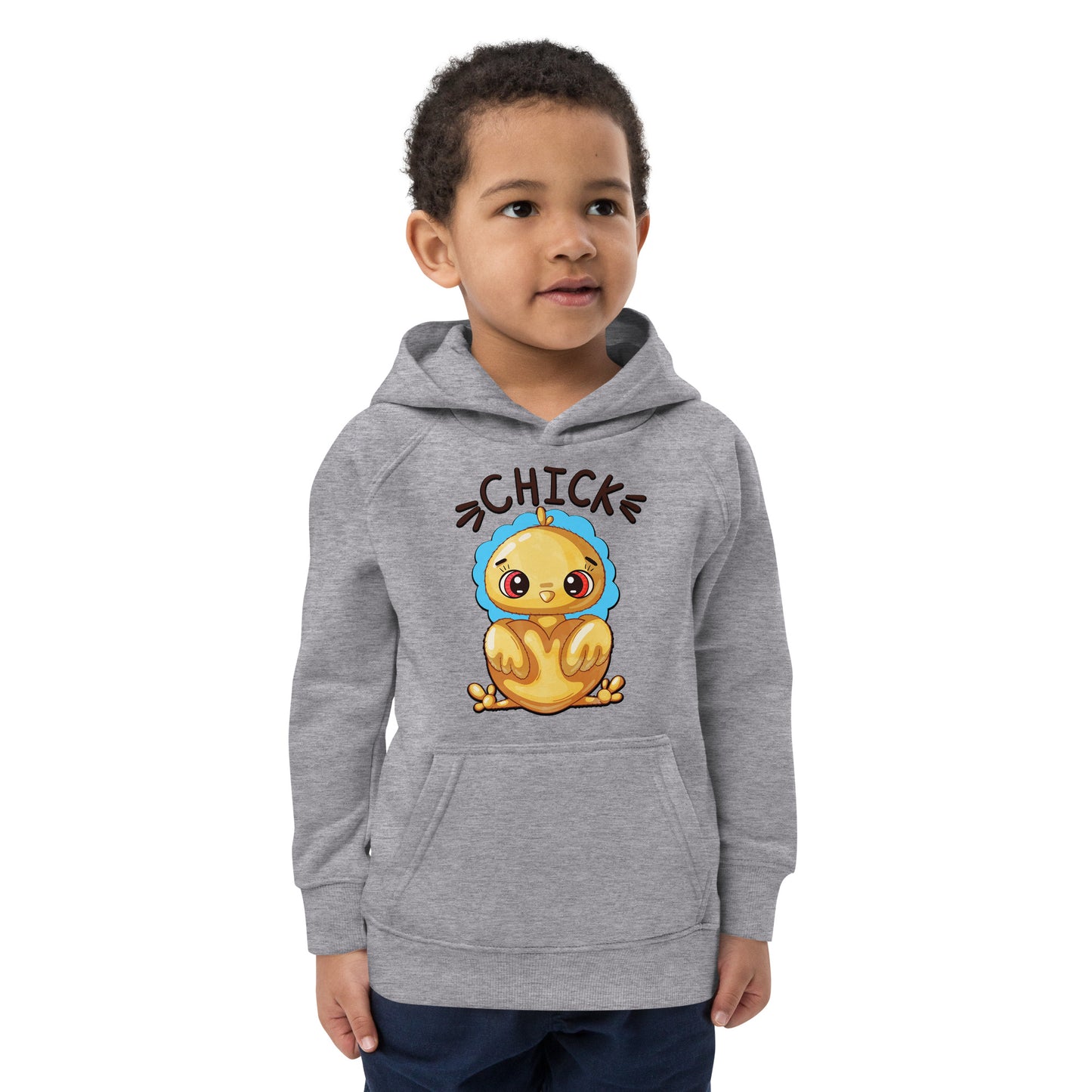 Chick with Heart Hoodie, No. 0252