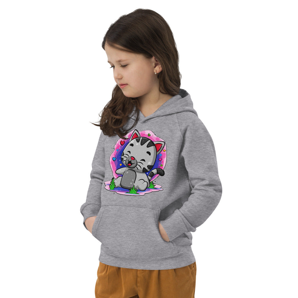 Happy Cat Laughing in the Garden, Hoodies, No. 0530