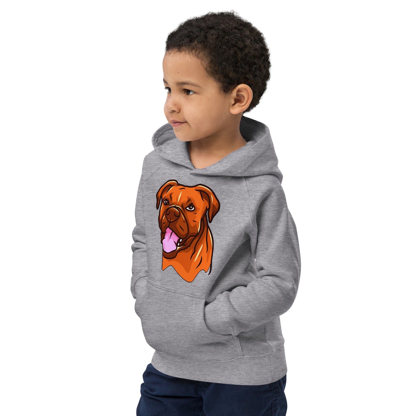 Boxer Dog Hoodie, No. 0107