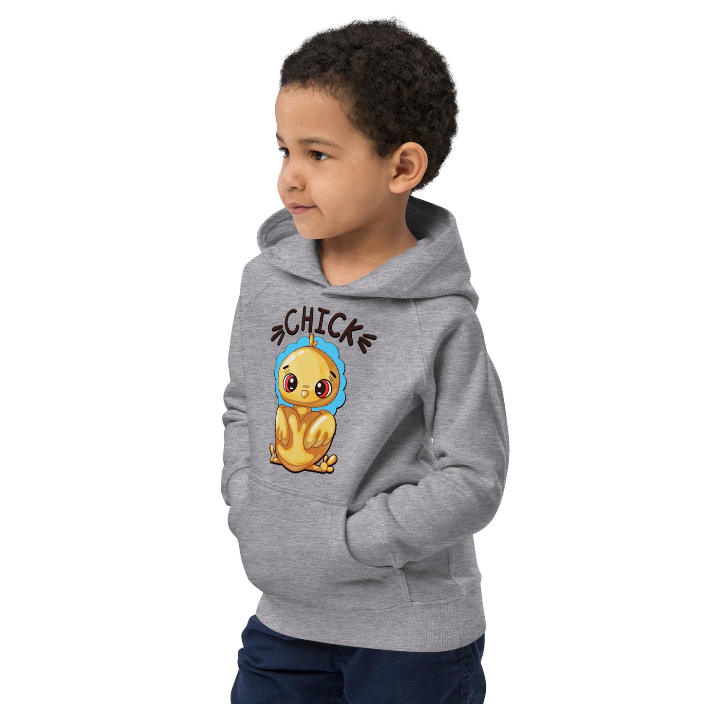 Chick with Heart Hoodie, No. 0252