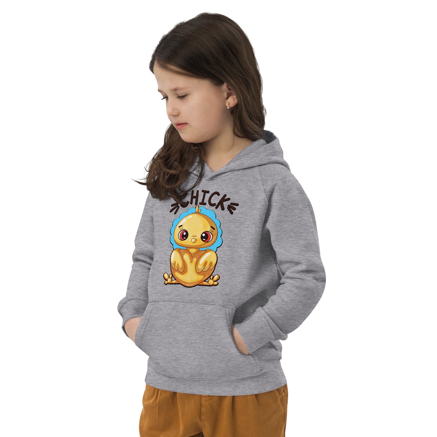 Chick with Heart Hoodie, No. 0252