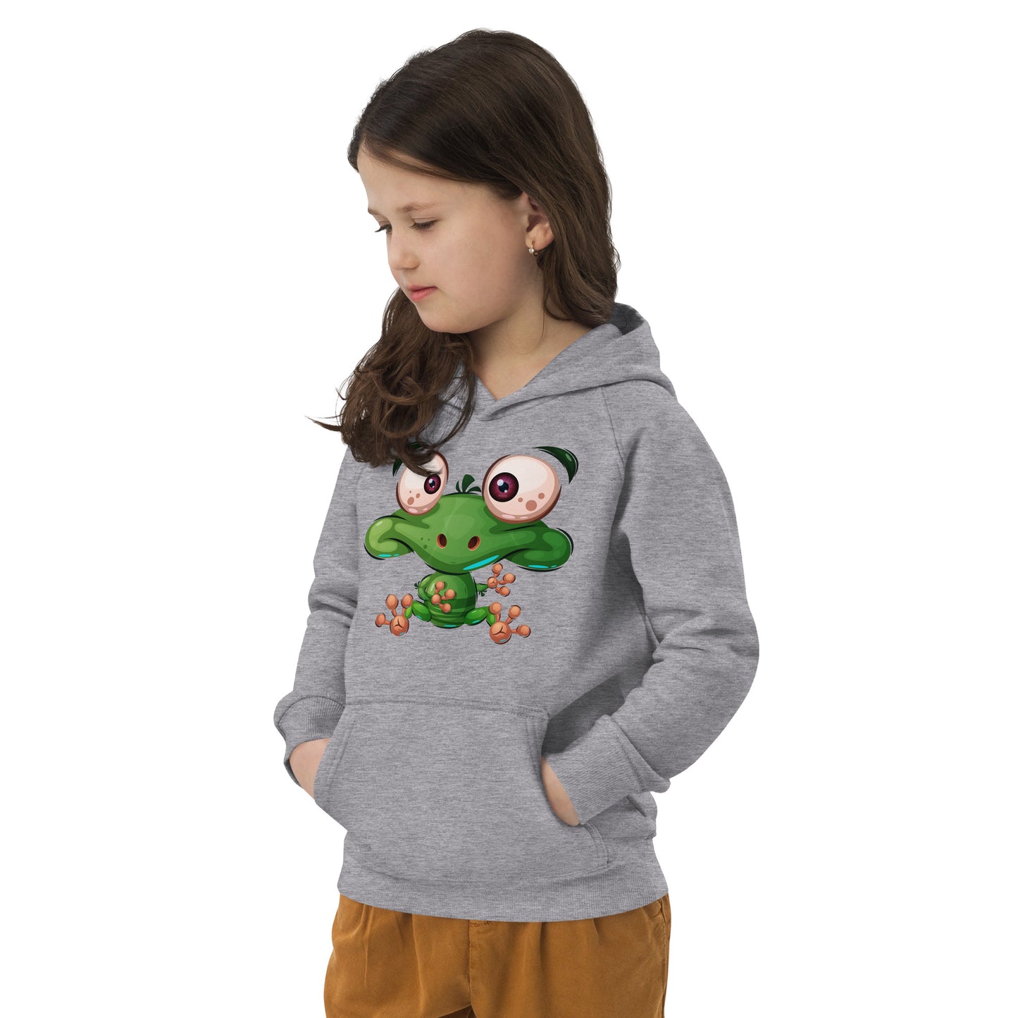 Comic Frog Hoodie, No. 0036