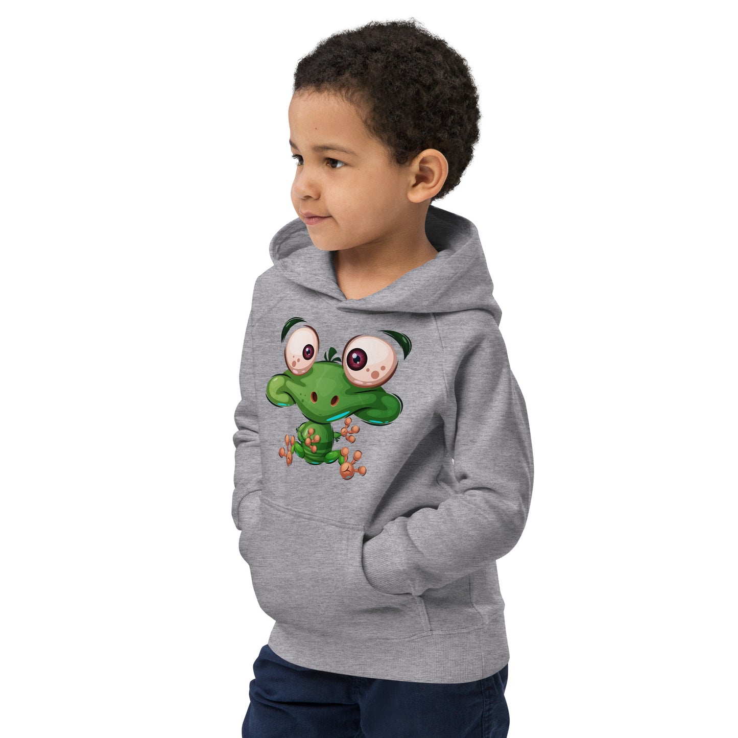 Comic Frog Hoodie, No. 0036