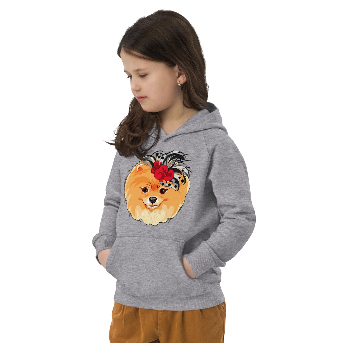 Lovely Dog Face Hoodie, No. 0540