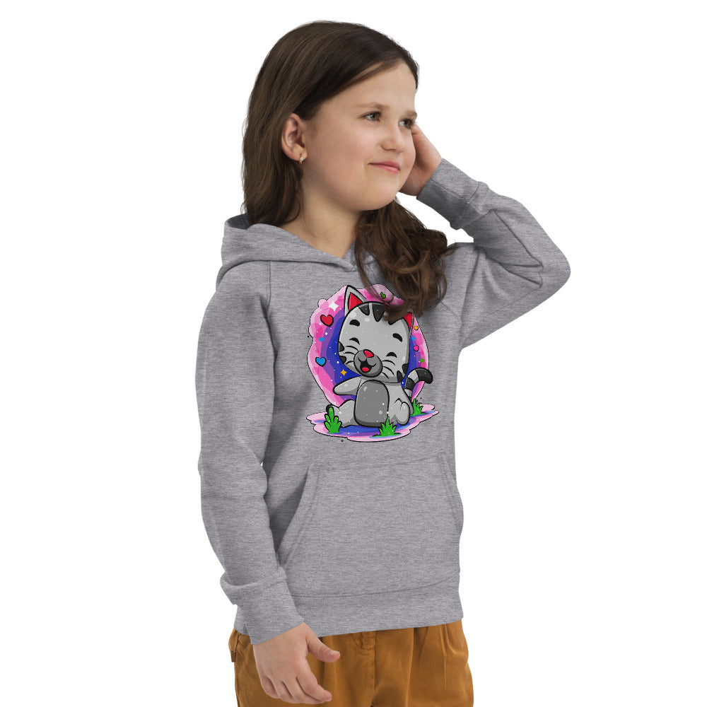 Happy Cat Laughing in the Garden, Hoodies, No. 0530