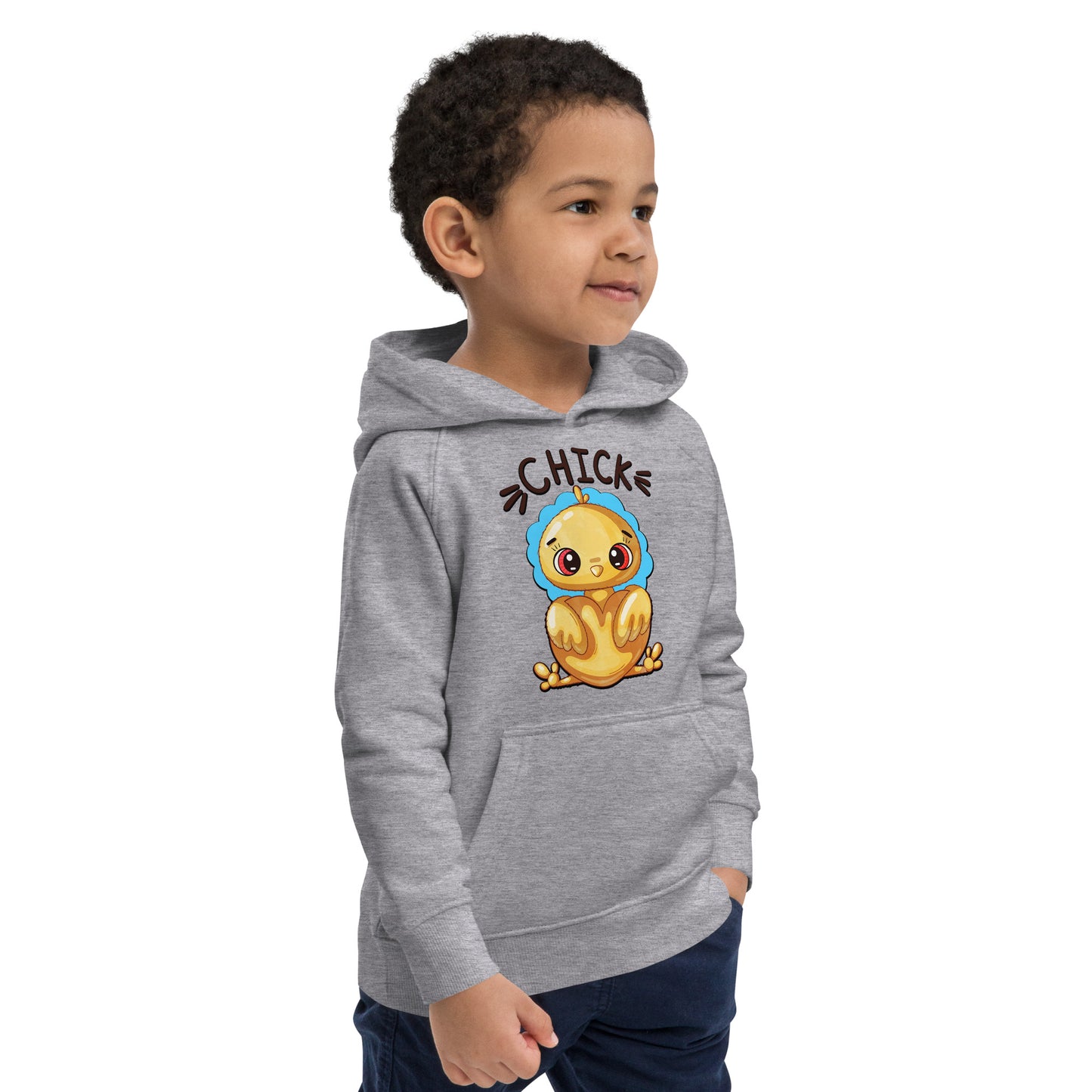 Chick with Heart Hoodie, No. 0252