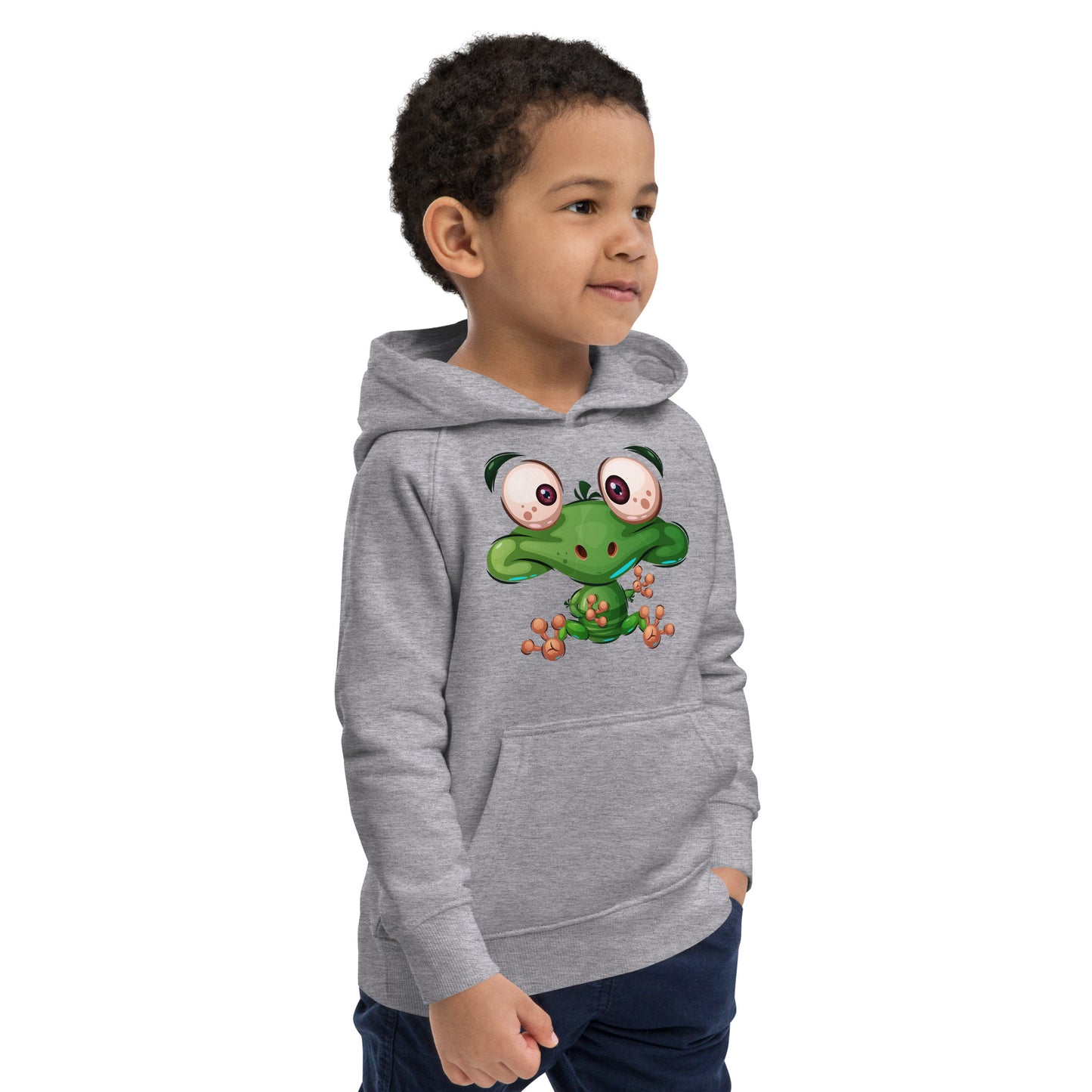 Comic Frog Hoodie, No. 0036