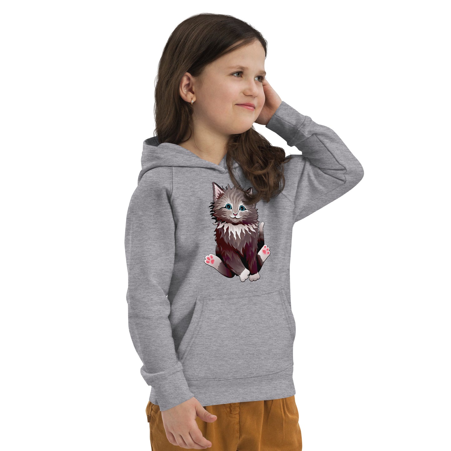 Cute Cat Smiling Hoodie, No. 0160