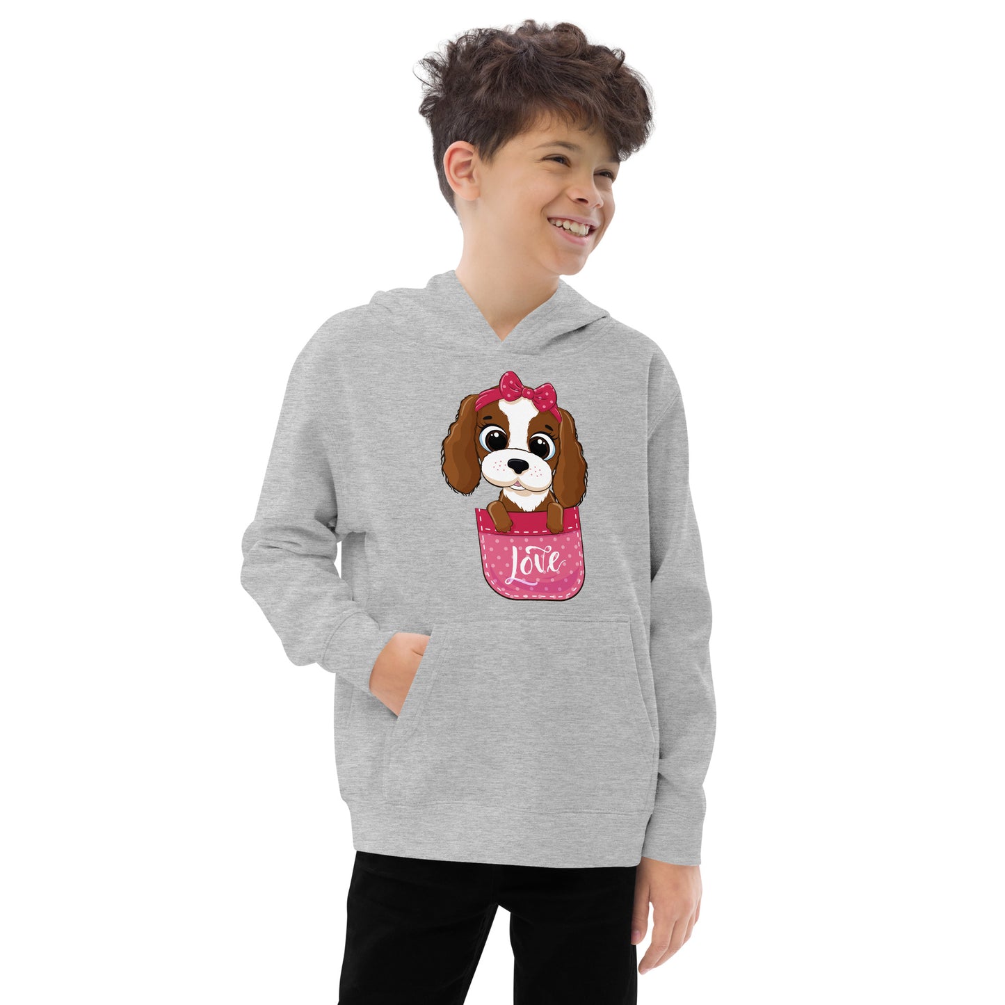 Funny Baby Dog in Pocket Hoodie, No. 0395