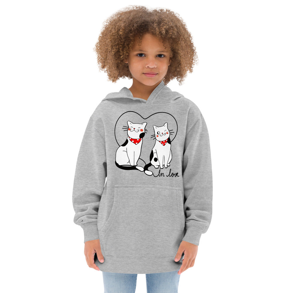 Couple Kitten Cats in Love, Hoodies, No. 0137