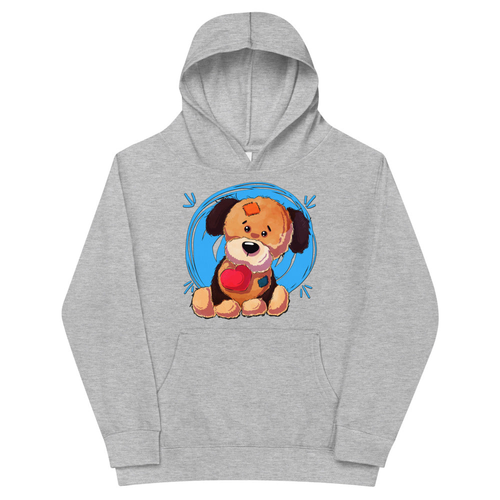 Lovely Puppy Dog with Heart, Hoodies, No. 0481
