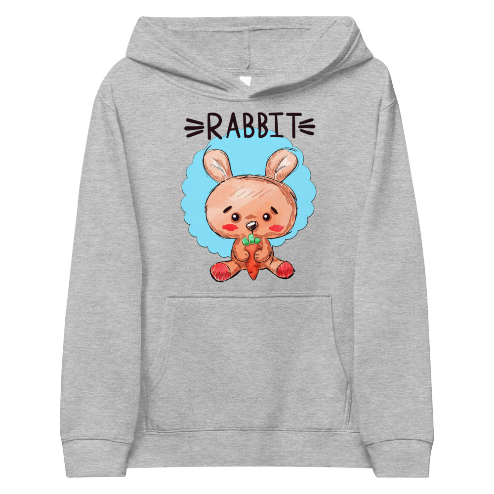 Rabbit with Carrot, Hoodies, No. 0491