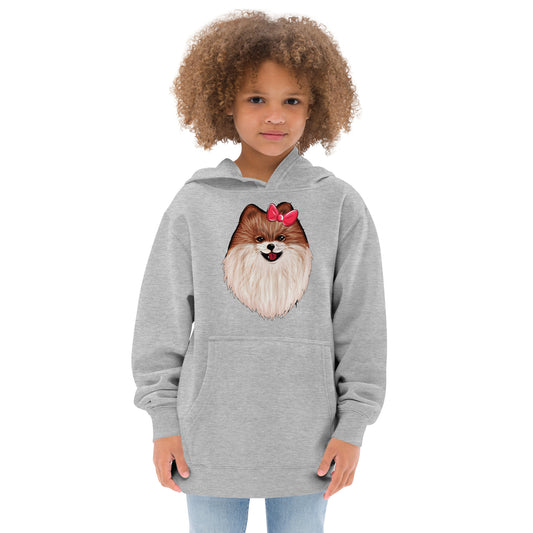 Cute Lovely Pomeranian Dog Hoodie, No. 0597