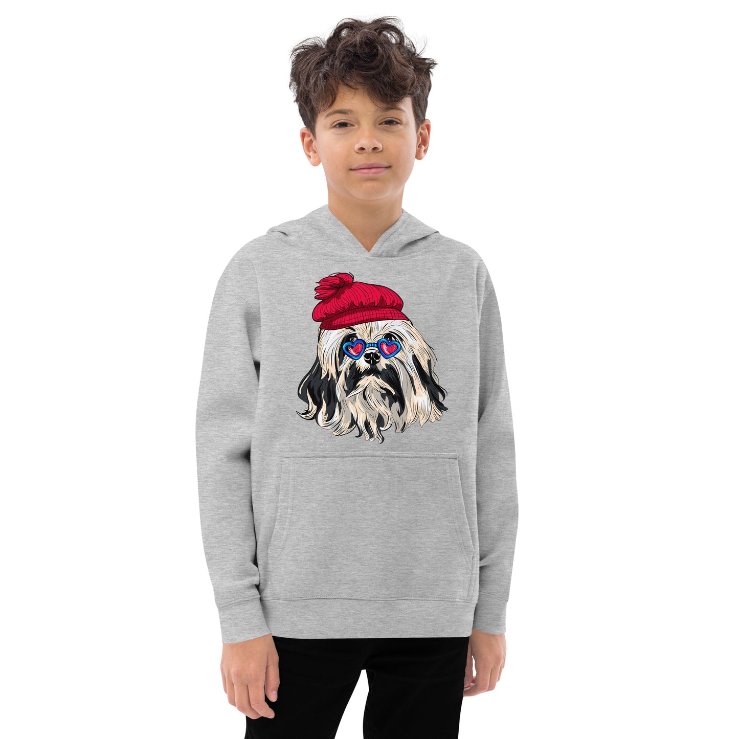 Cute Lowchen Dog Hoodie,  No. 0598