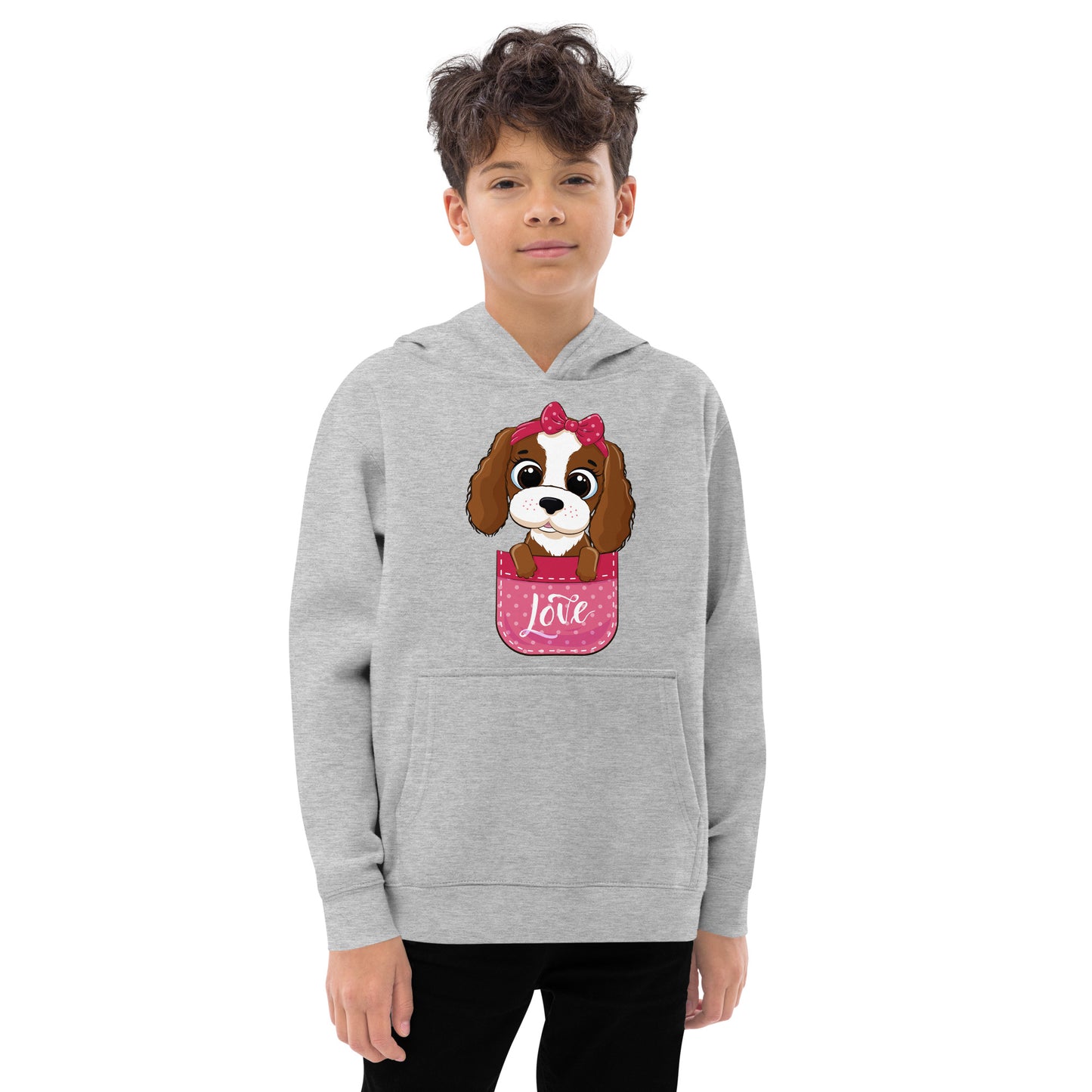 Funny Baby Dog in Pocket Hoodie, No. 0395