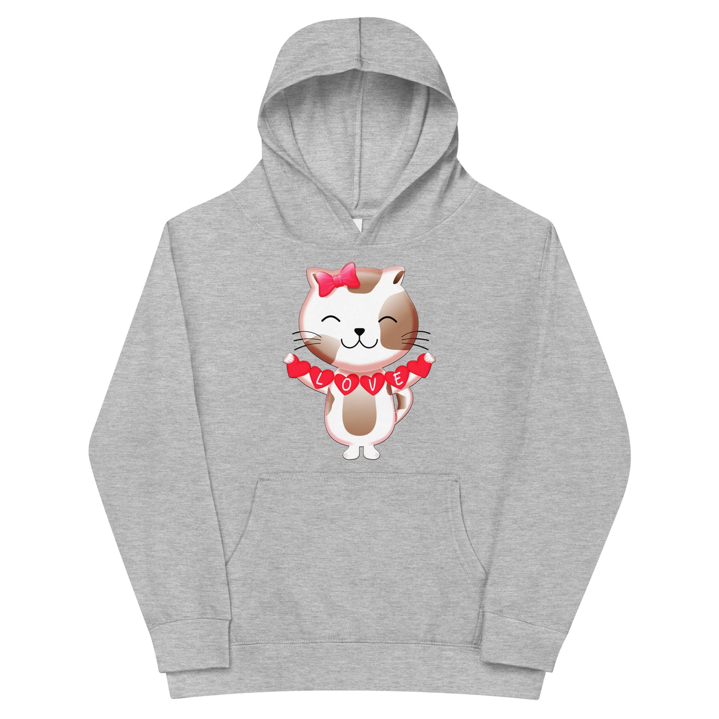 Cute Cat in Love Hoodie, No. 0282