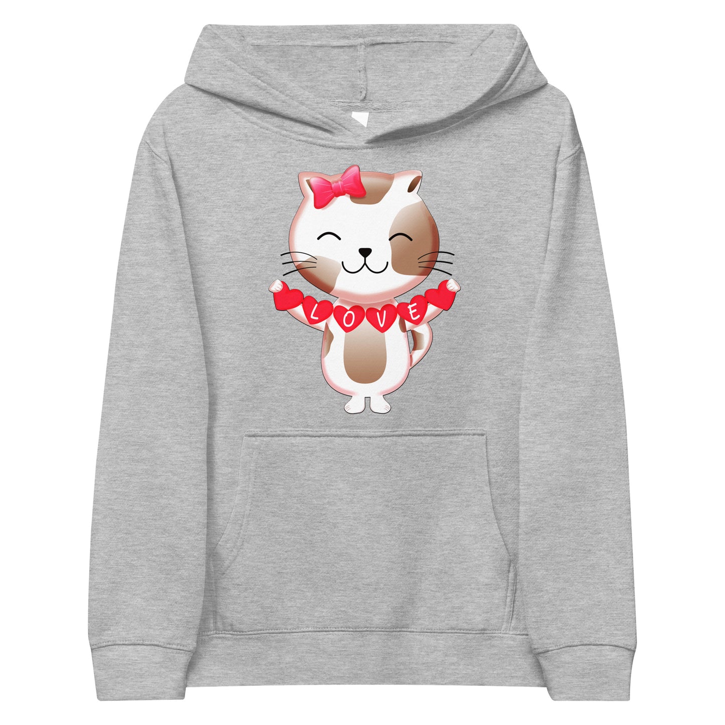 Cute Cat in Love Hoodie, No. 0282