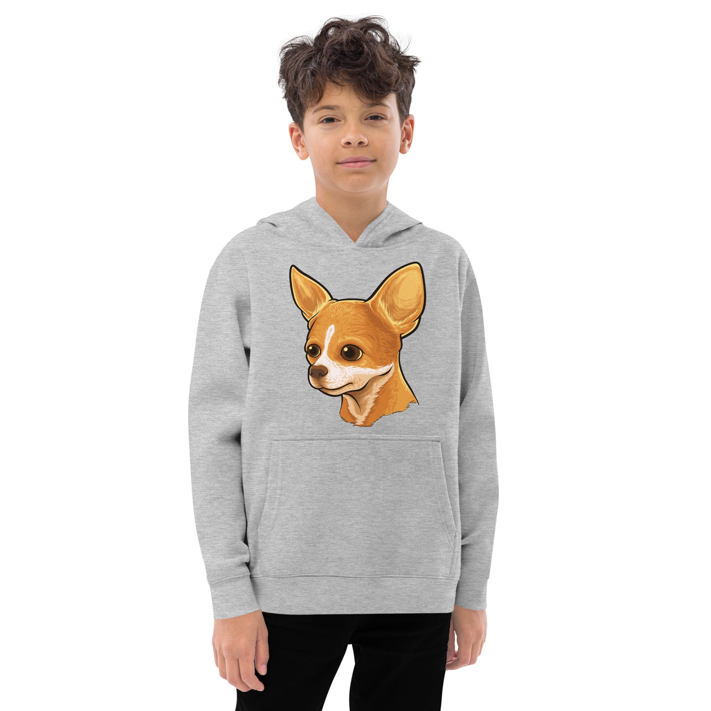 Chihuahua Dog Portrait Hoodie, No. 0572