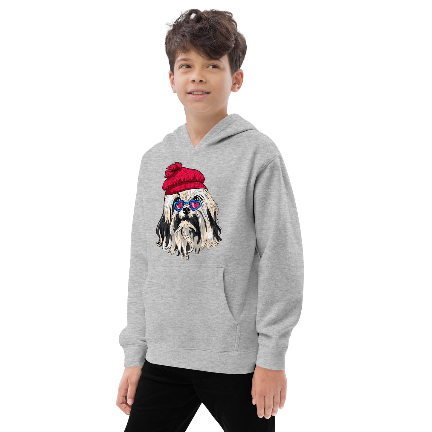 Cute Lowchen Dog Hoodie,  No. 0598