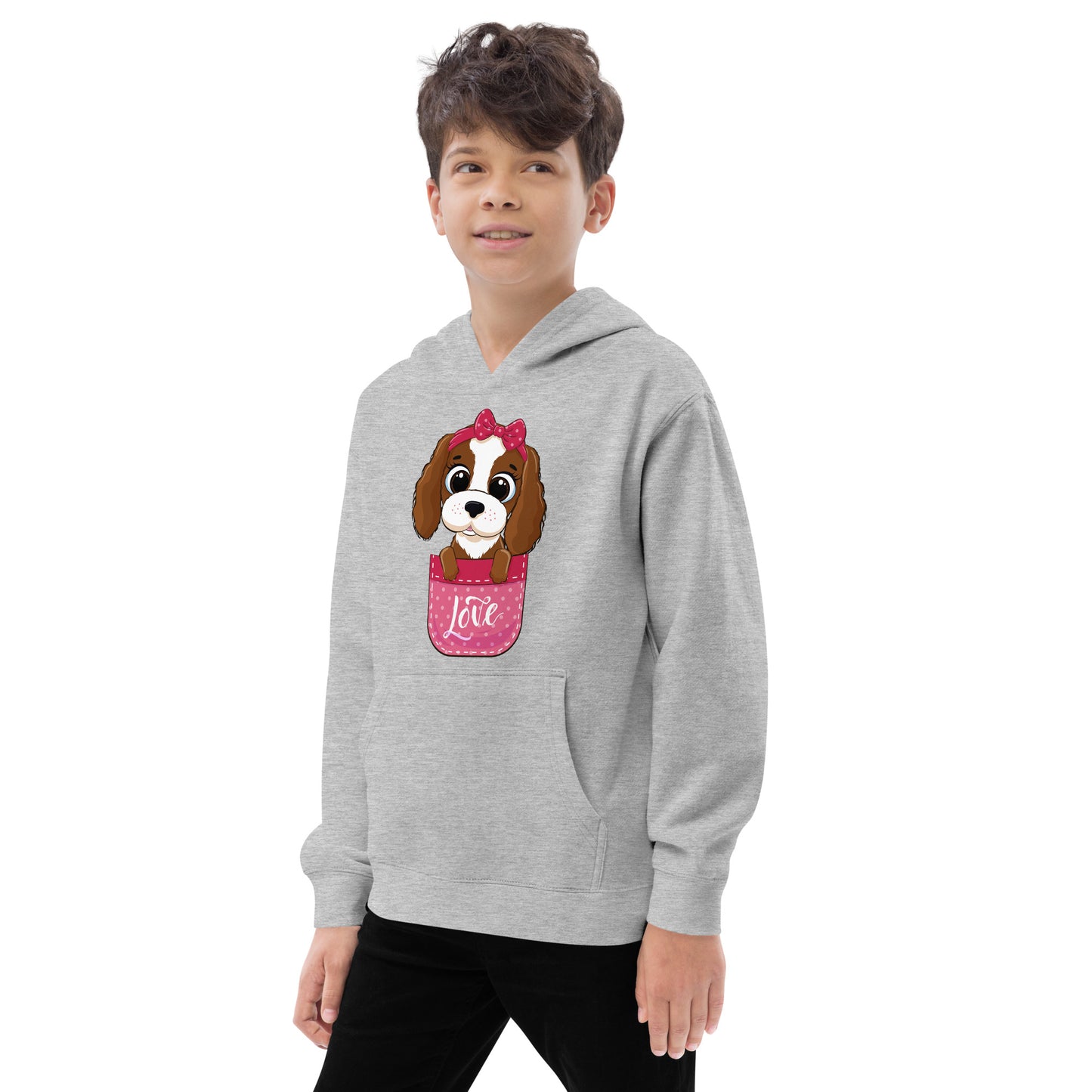 Funny Baby Dog in Pocket Hoodie, No. 0395