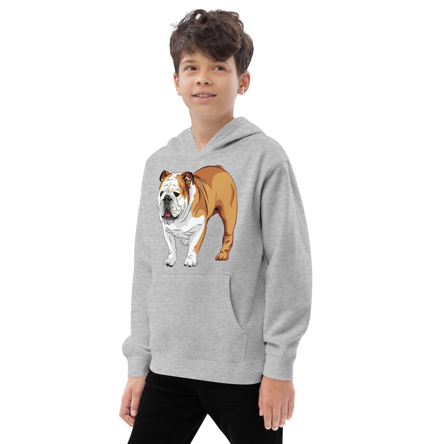 Cool English Bulldog Dog Hoodie, No. 0129