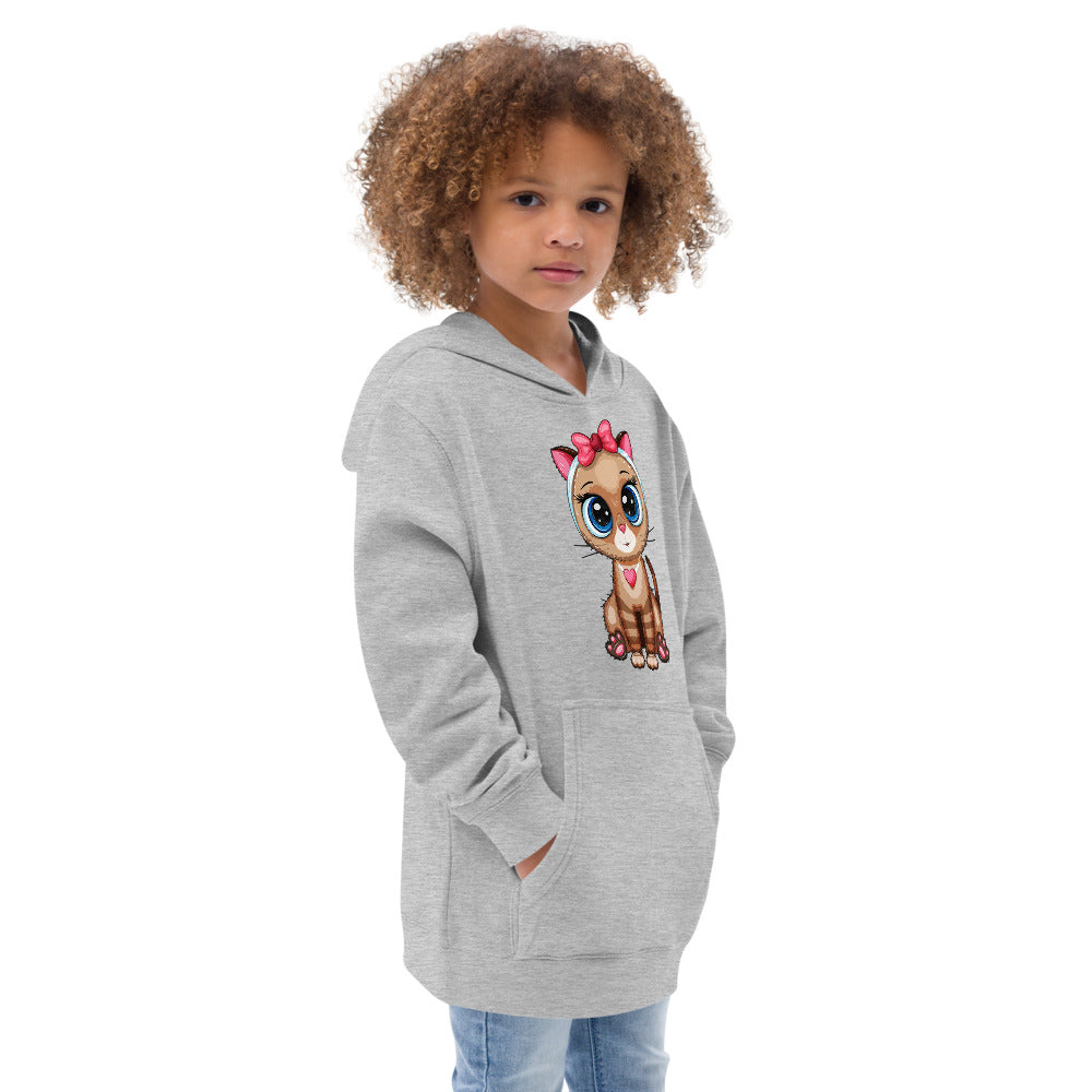 Cute Baby Cat with Big Eyes, Hoodies, No. 0273