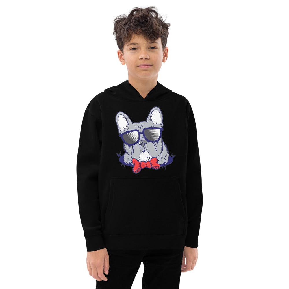 Cool French Bulldog Dog with Glasses, Hoodies, No. 0579