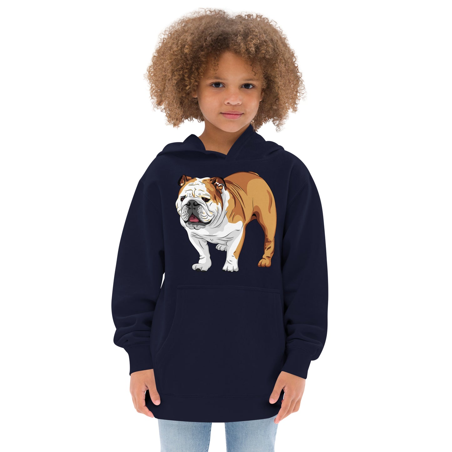 Cool English Bulldog Dog Hoodie, No. 0129