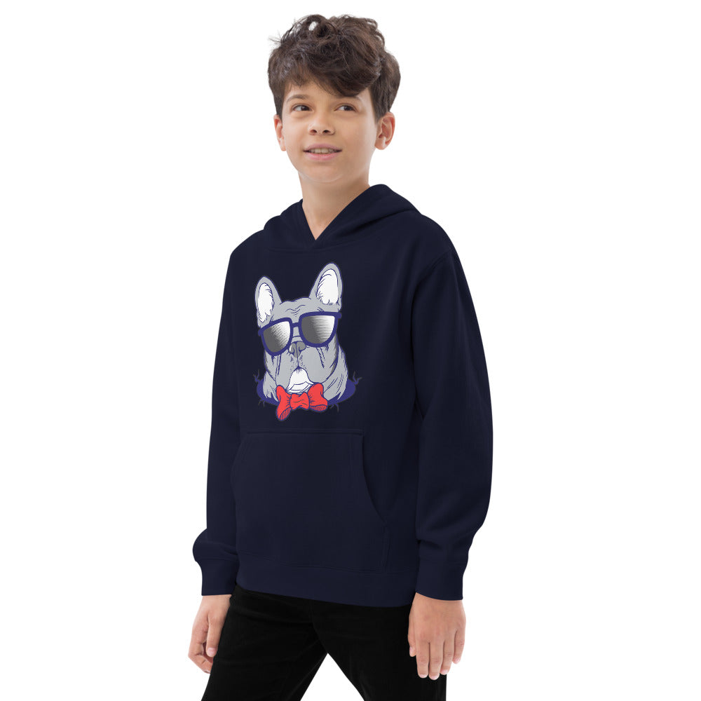 Cool French Bulldog Dog with Glasses, Hoodies, No. 0579