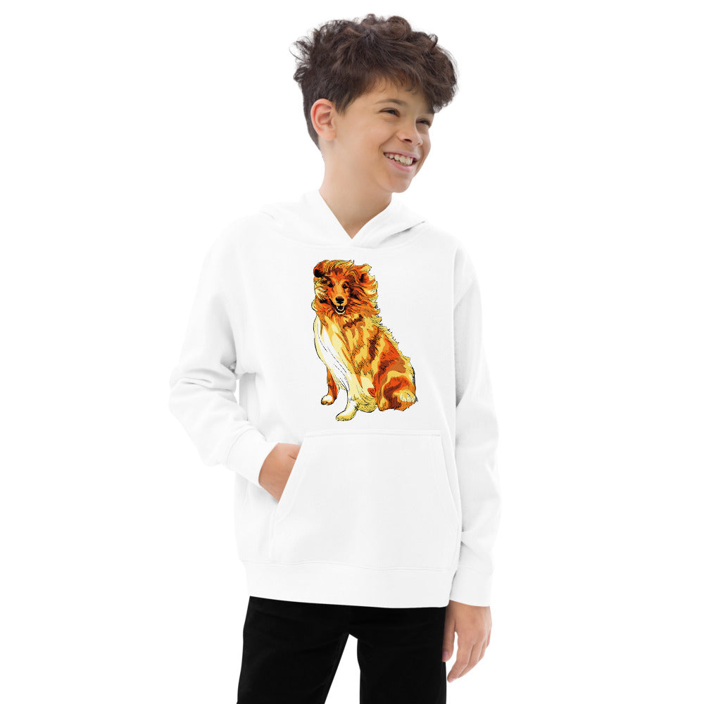 Cool Rough Collie Dog, Hoodies, No. 0585