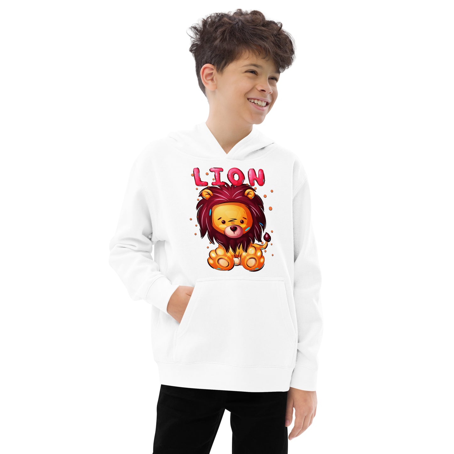 Cute Lion Hoodie, No. 0350