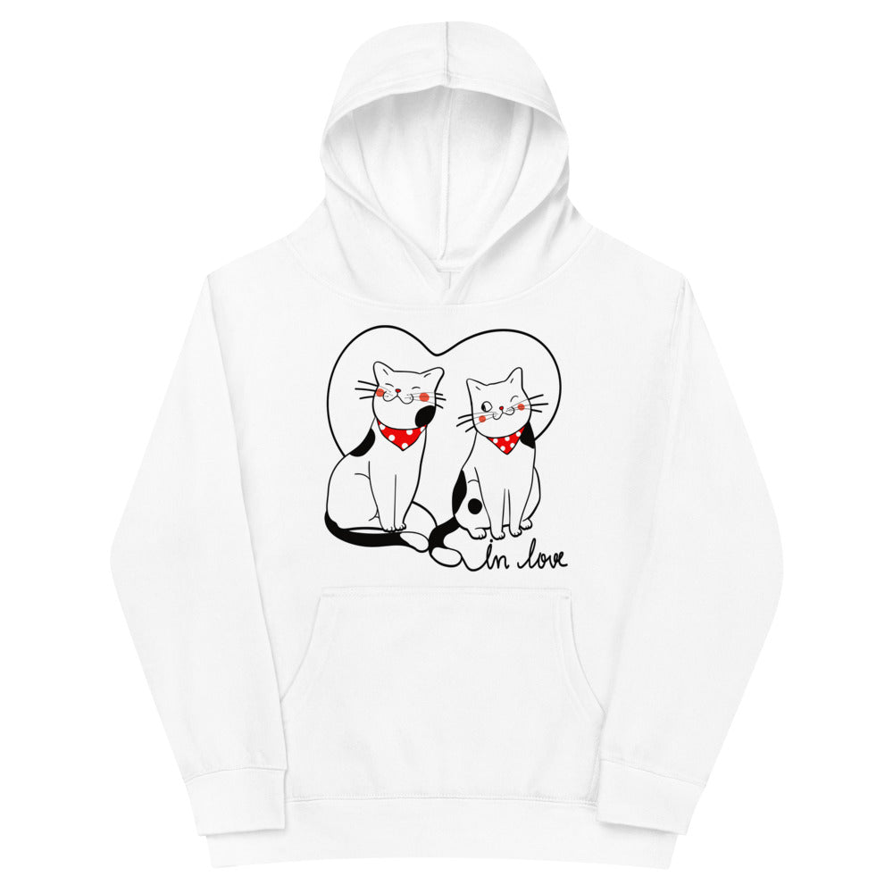 Couple Kitten Cats in Love, Hoodies, No. 0137