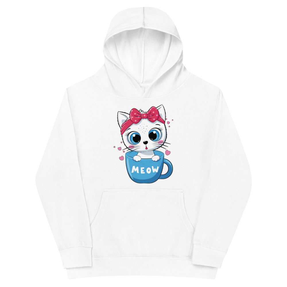 Cute Baby Cat Sitting in Cup, Hoodies, No. 0269