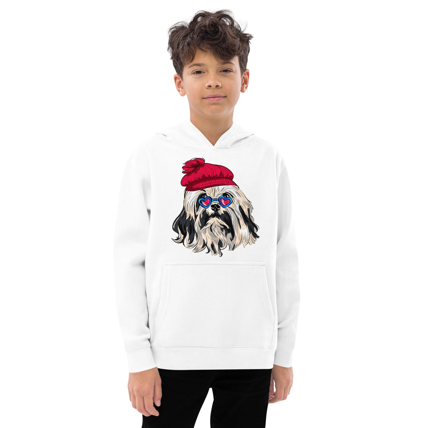 Cute Lowchen Dog Hoodie,  No. 0598