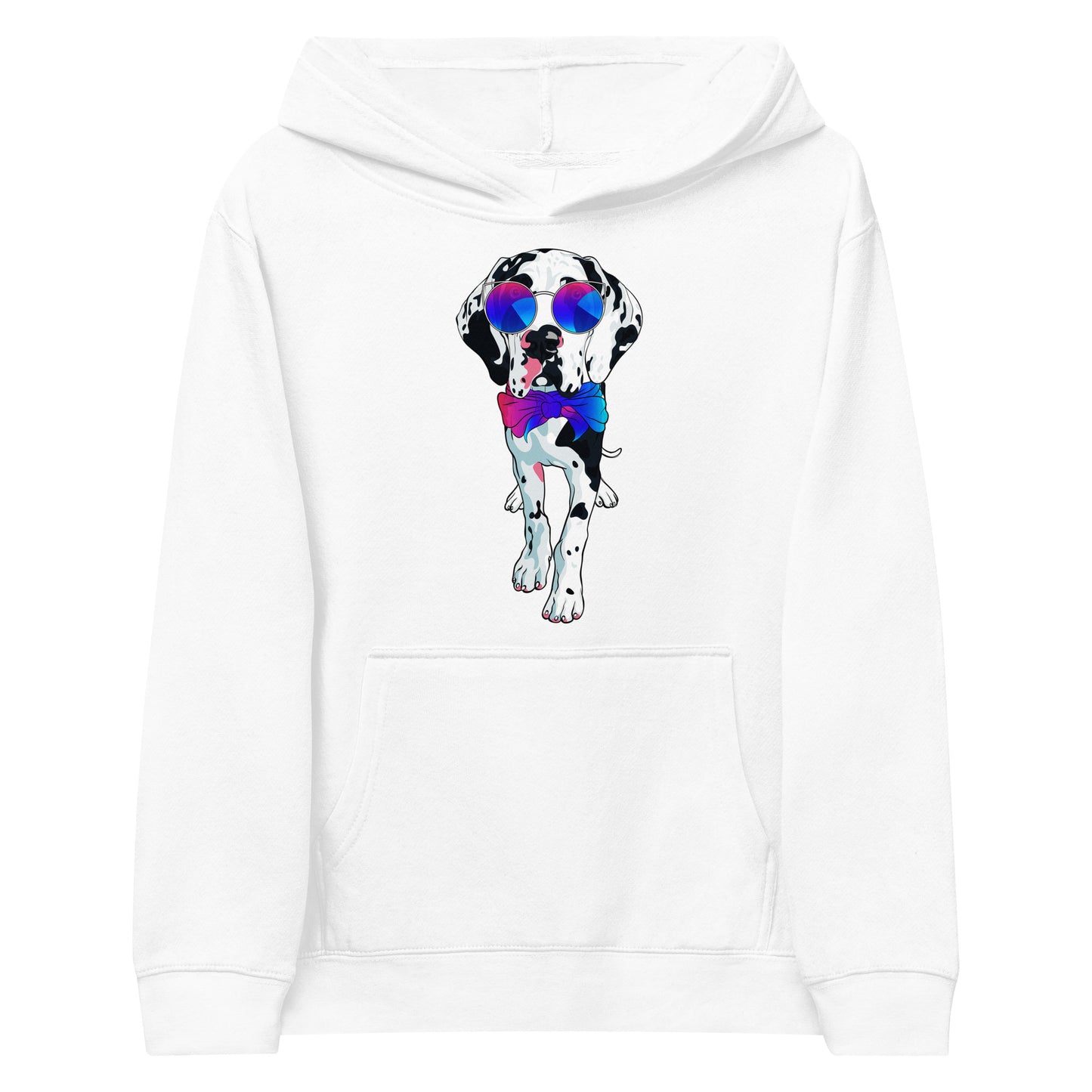 Cute Spotted Great Dane Dog Hoodie, No. 0557