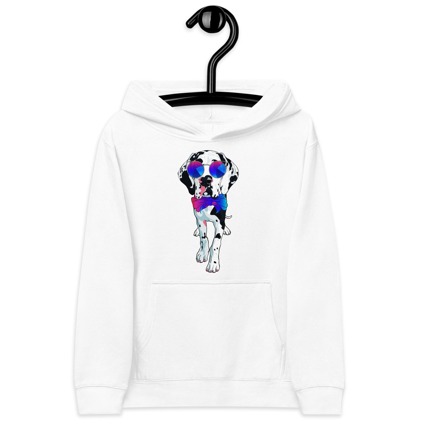 Cute Spotted Great Dane Dog Hoodie, No. 0557