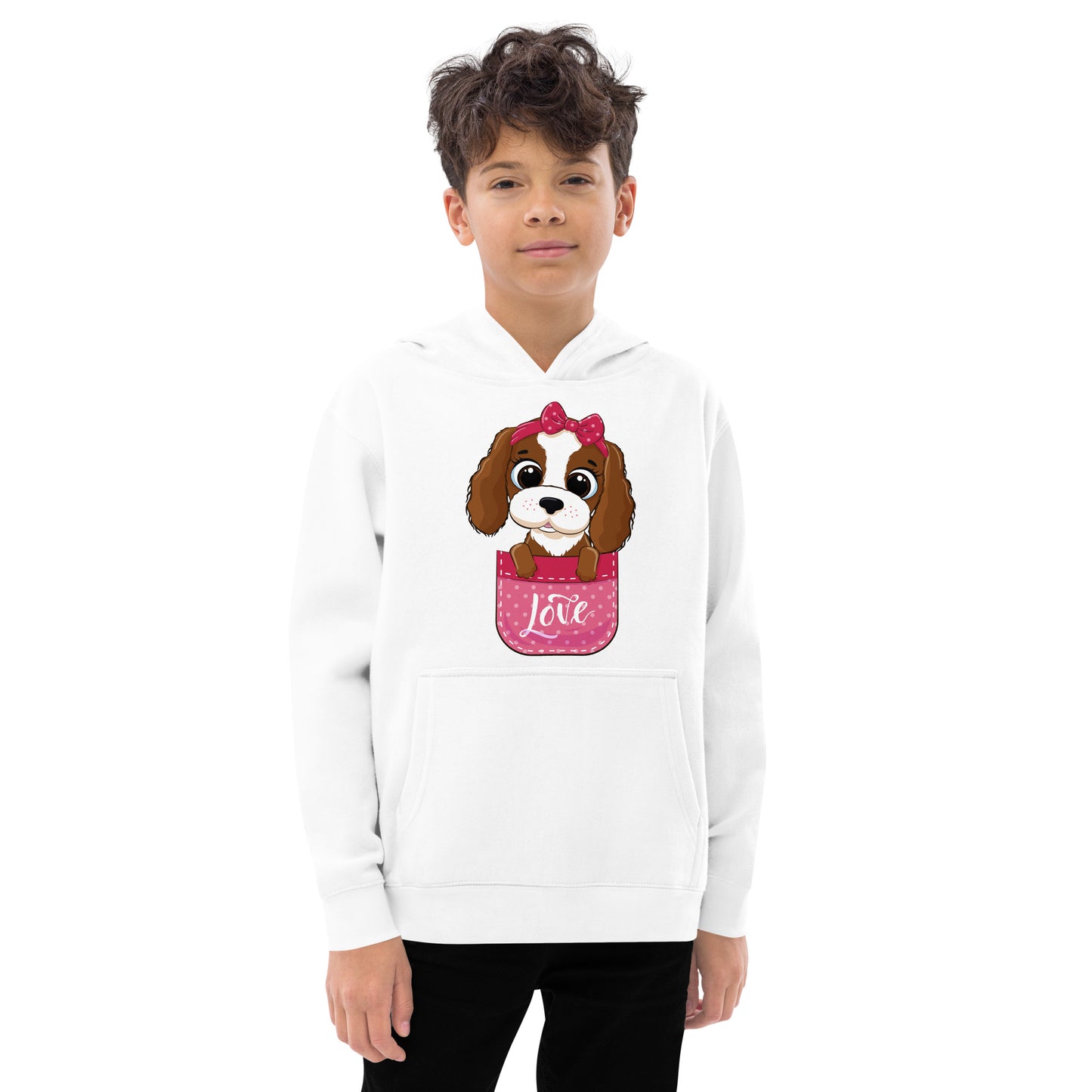 Funny Baby Dog in Pocket Hoodie, No. 0395