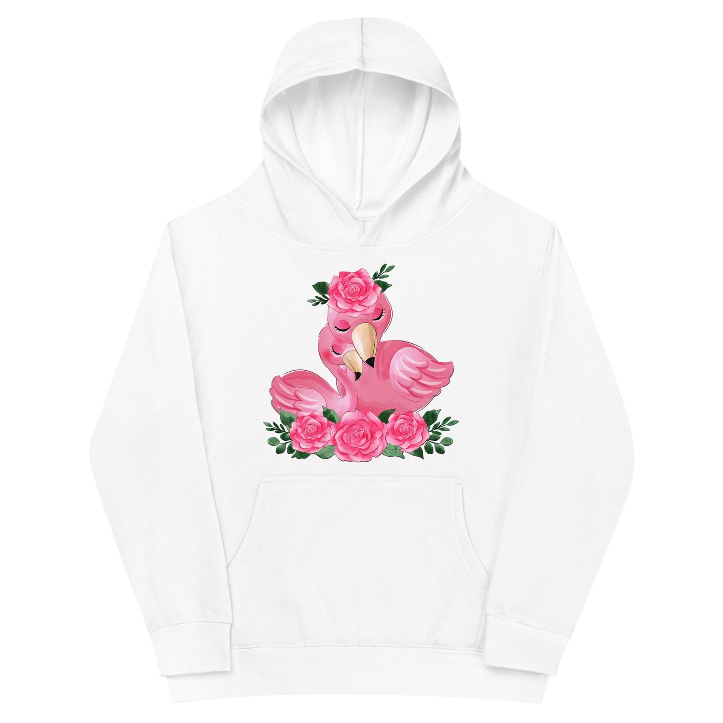 Cute Flamingo Mom and Baby Hoodie, No. 0080