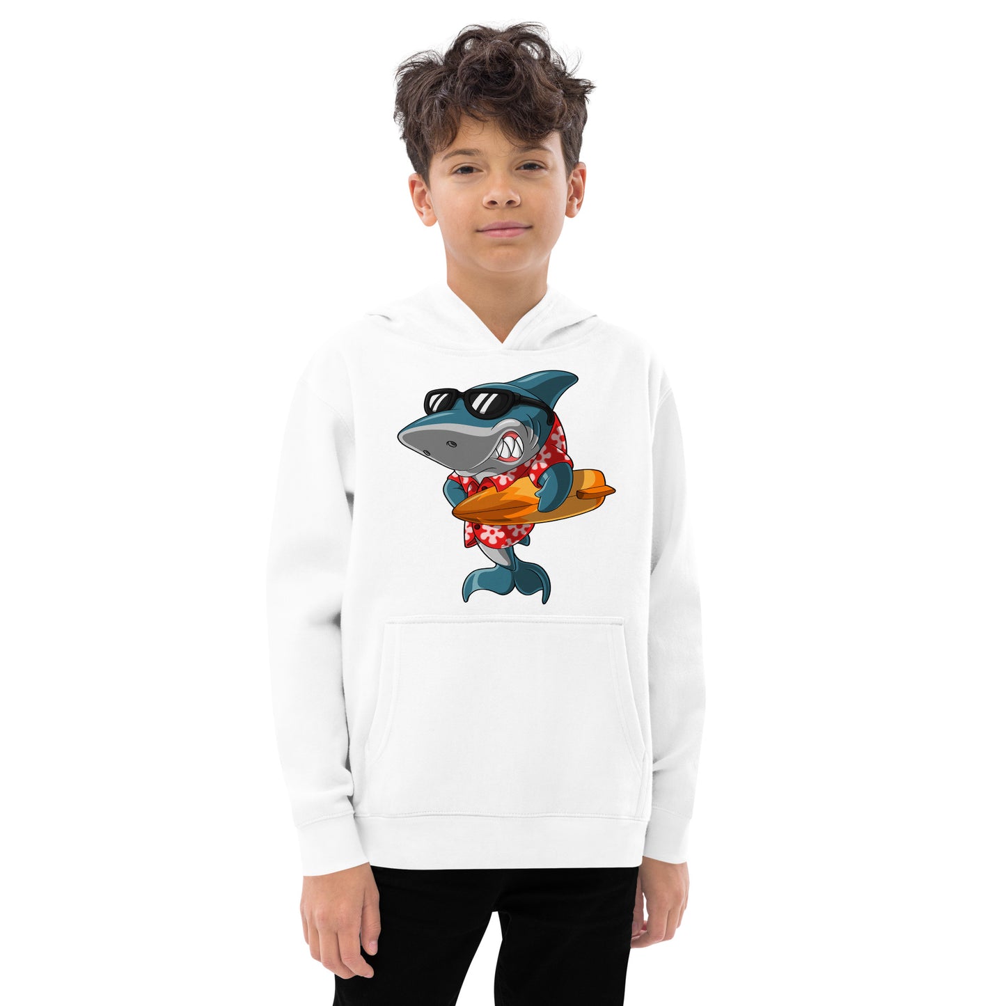 Cool Shark Surfing Hoodie, No. 0133