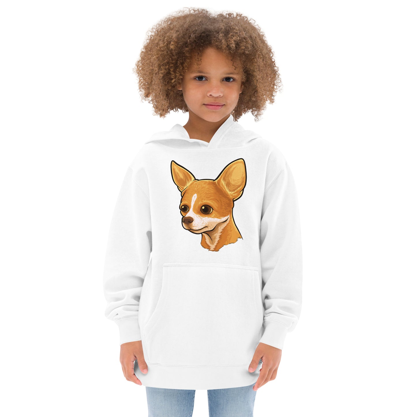 Chihuahua Dog Portrait Hoodie, No. 0572