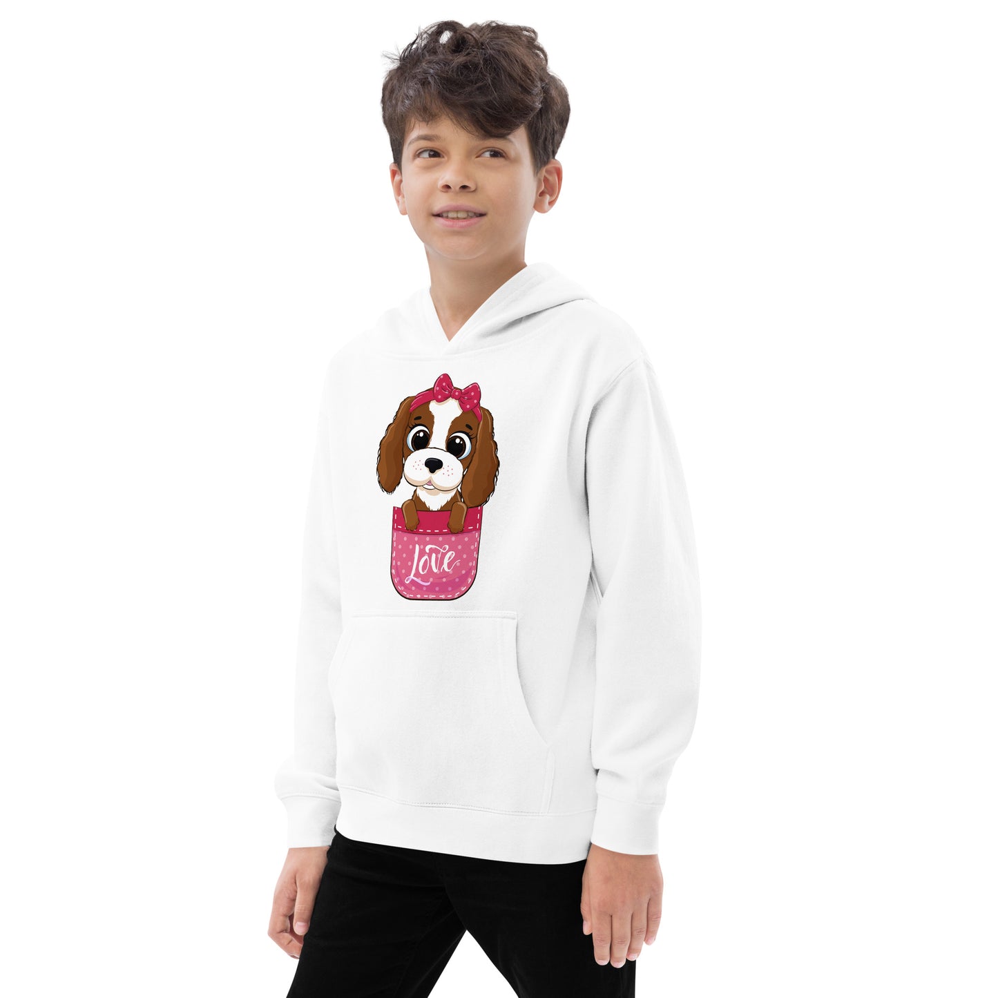 Funny Baby Dog in Pocket Hoodie, No. 0395