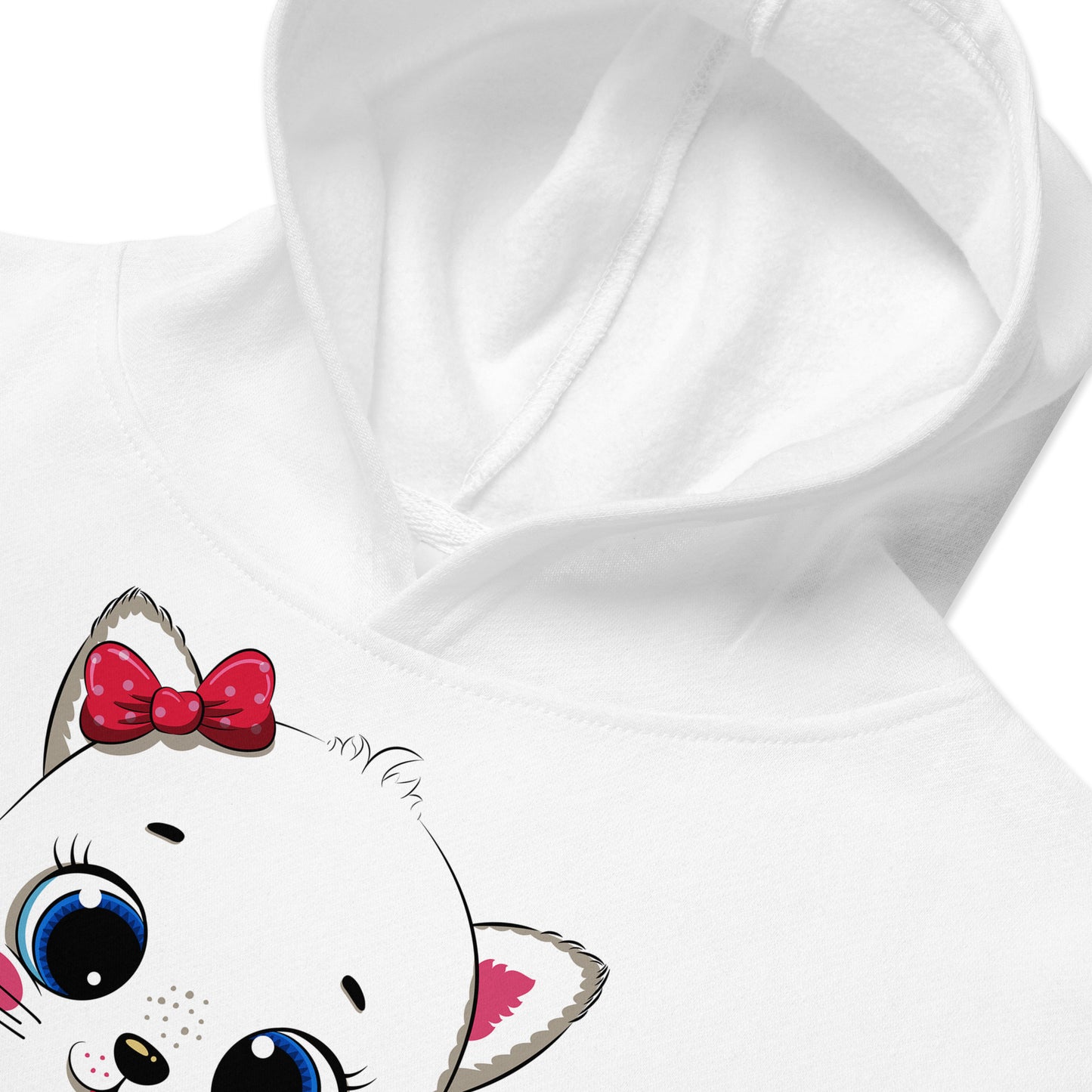 Cute Baby Cat Eating Cupcake Hoodie, No. 0267