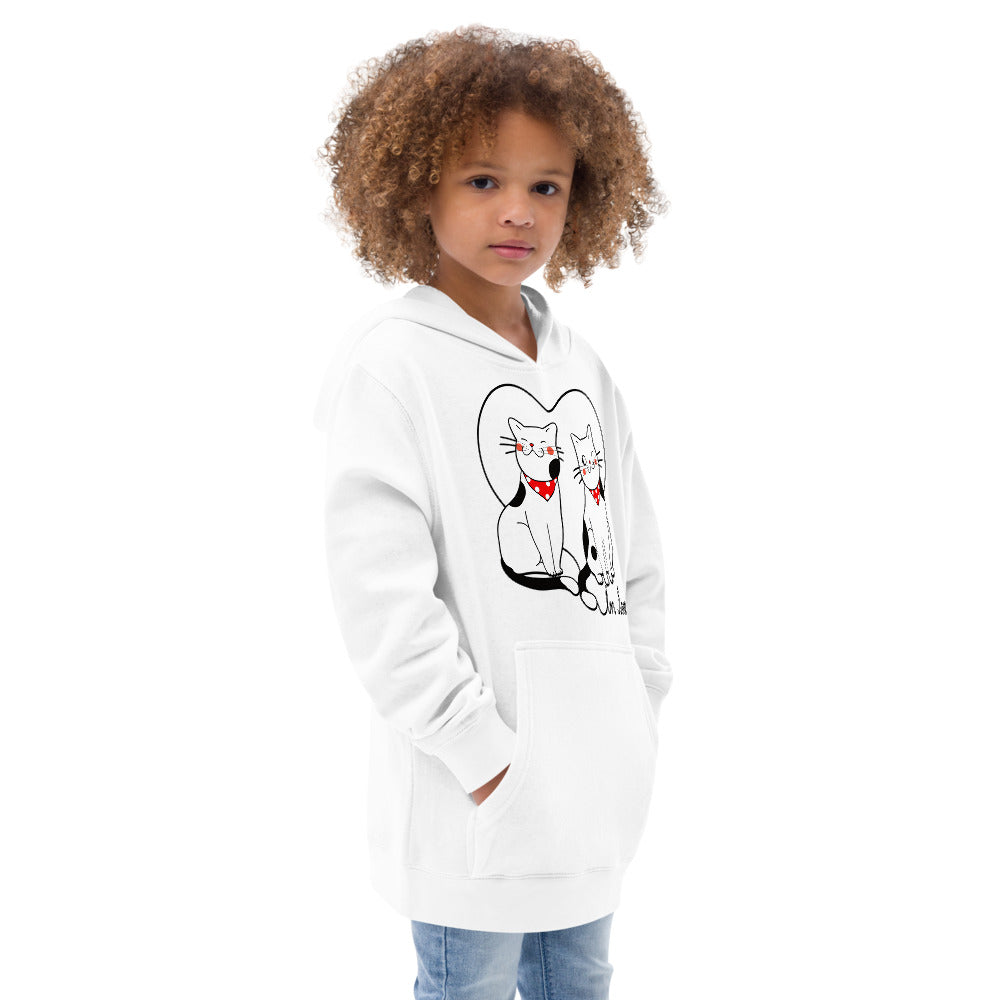 Couple Kitten Cats in Love, Hoodies, No. 0137