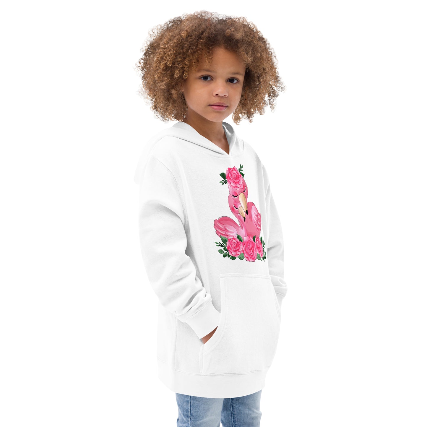 Cute Flamingo Mom and Baby Hoodie, No. 0080