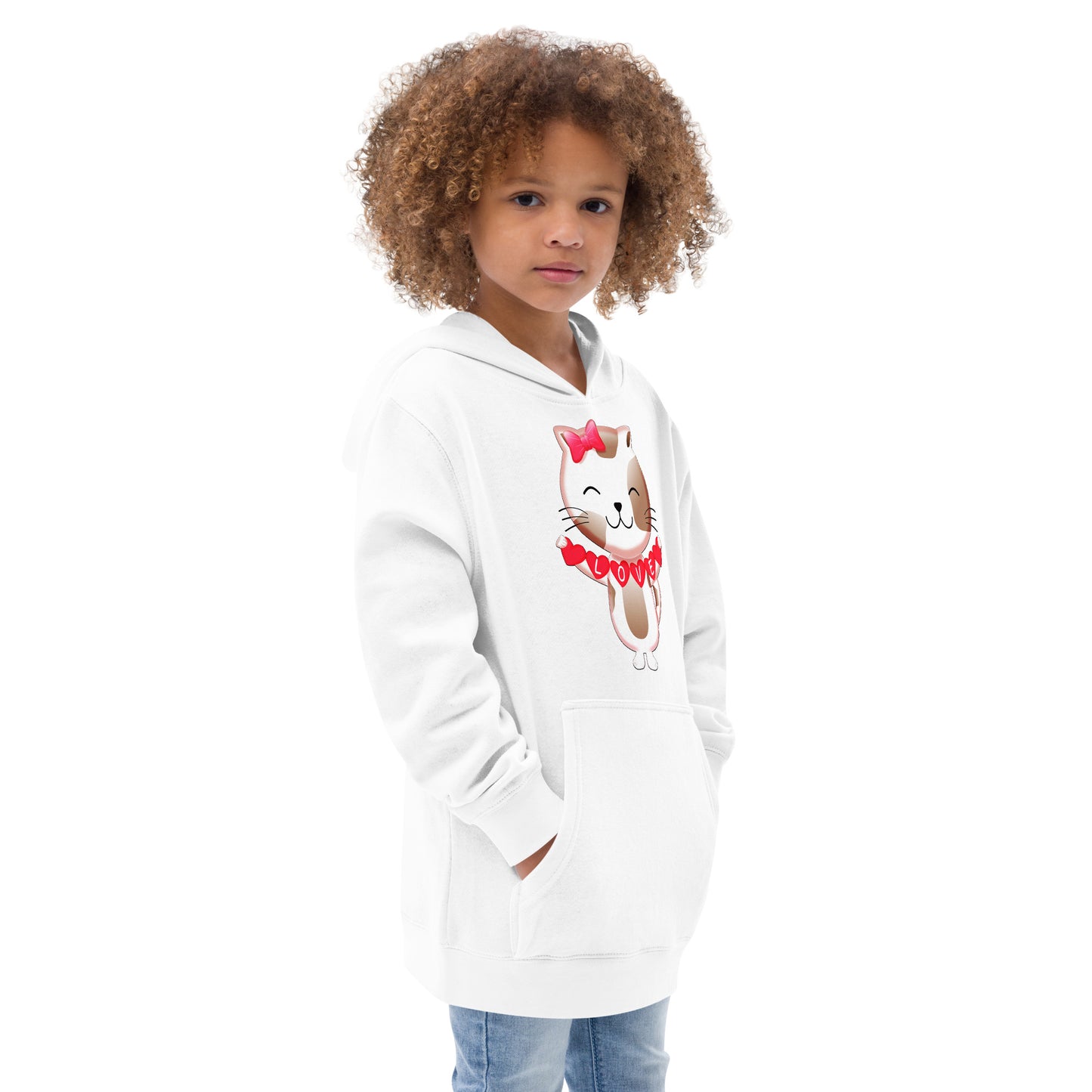 Cute Cat in Love Hoodie, No. 0282