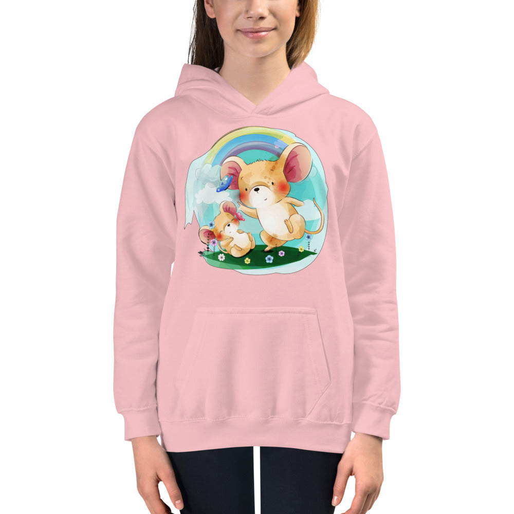 Mouses with Butterflies, Hoodies, No. 0095