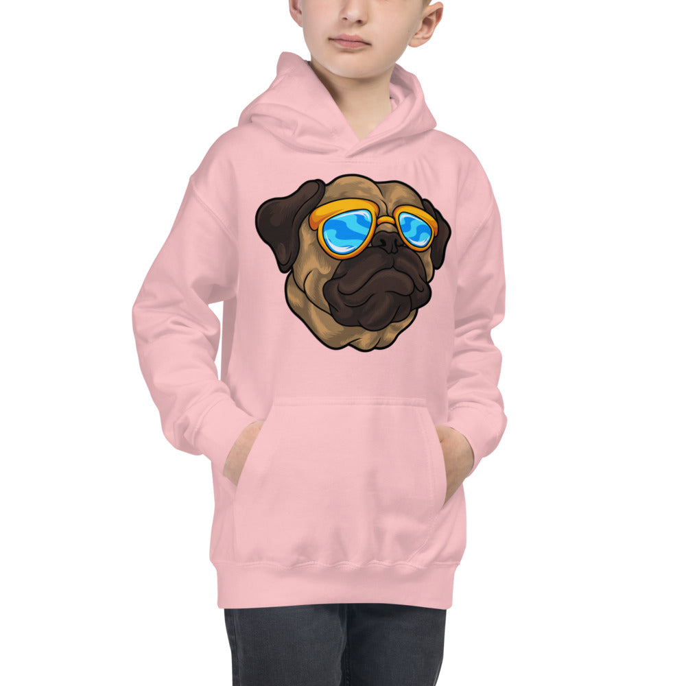 Pug Dog Portrait, Hoodies, No. 0549