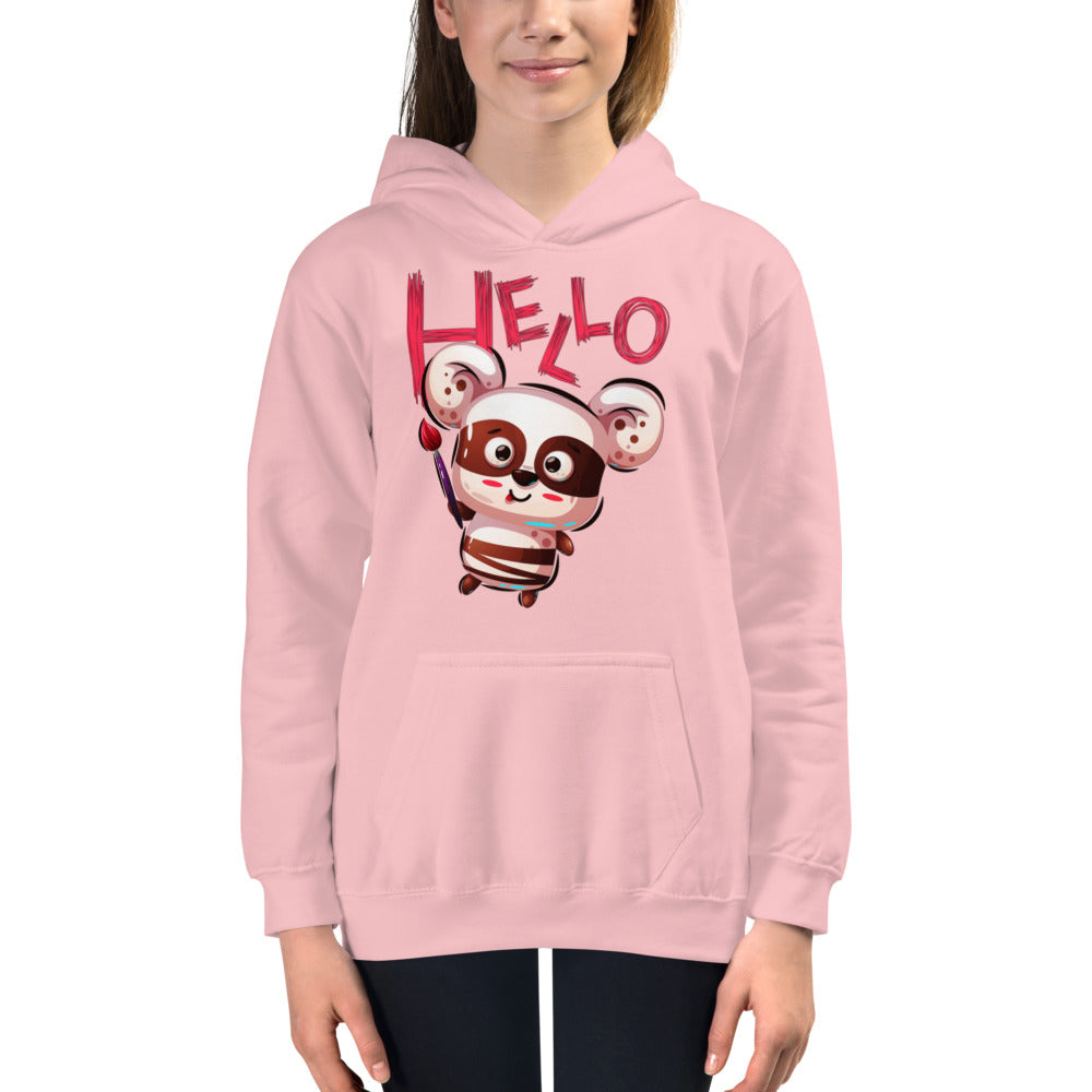 Cute Artist Panda, Hoodies, No. 0266