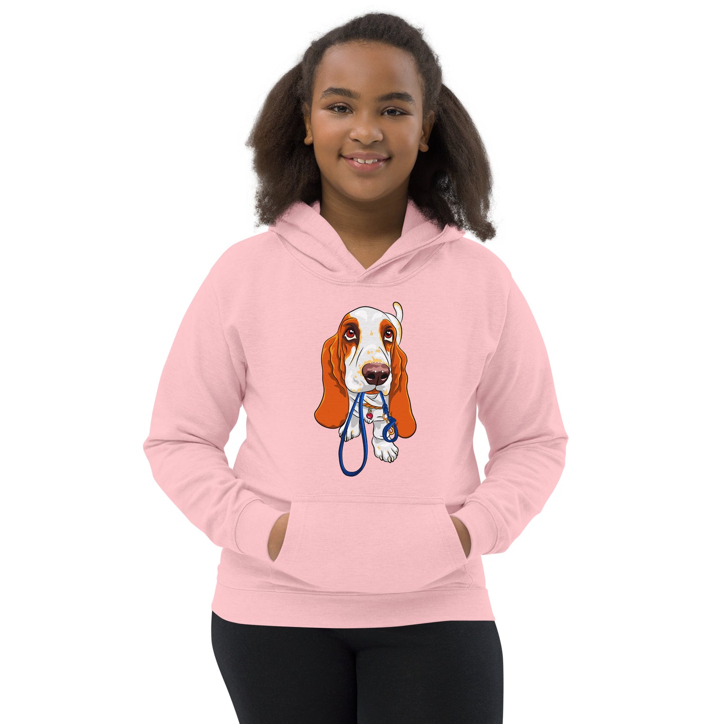 Basset Hound Dog Hoodie, No. 0570