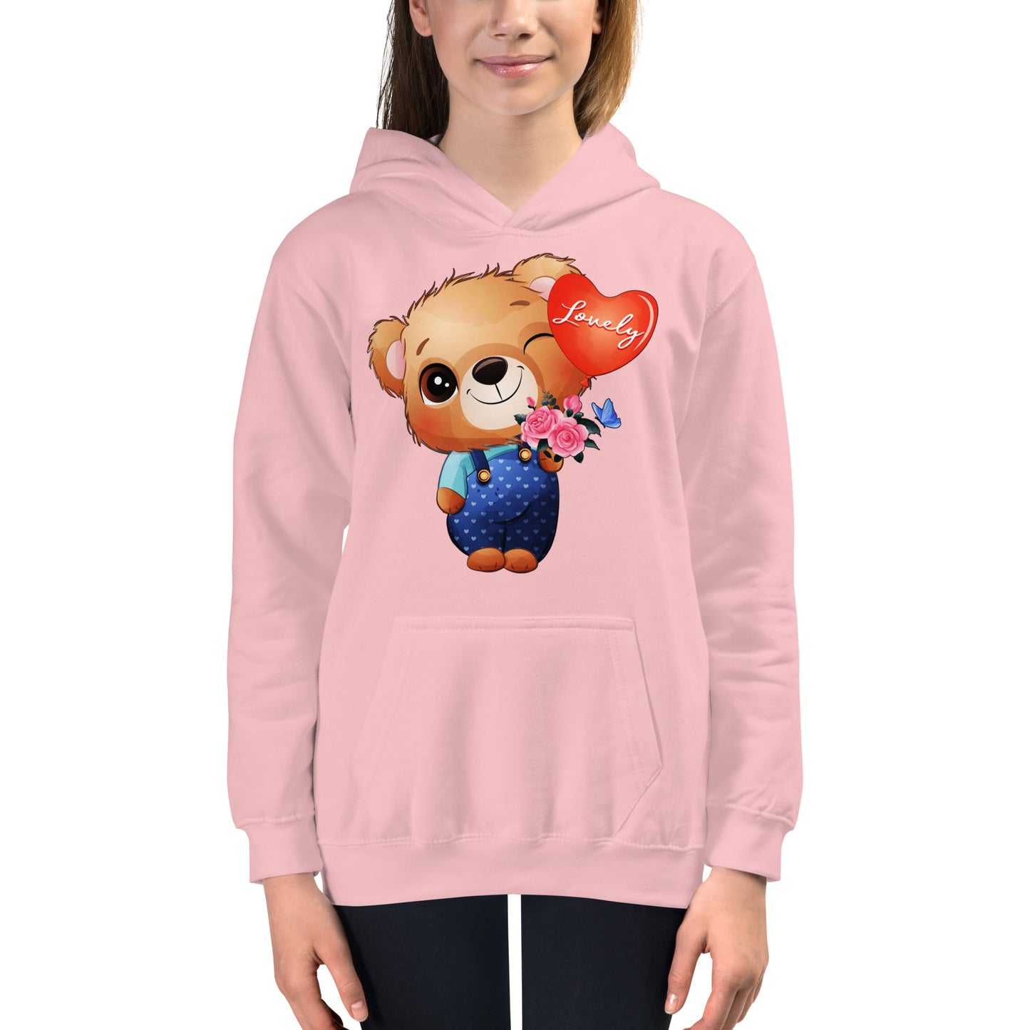 Little Bear Holding Balloon Hoodie, No. 0026